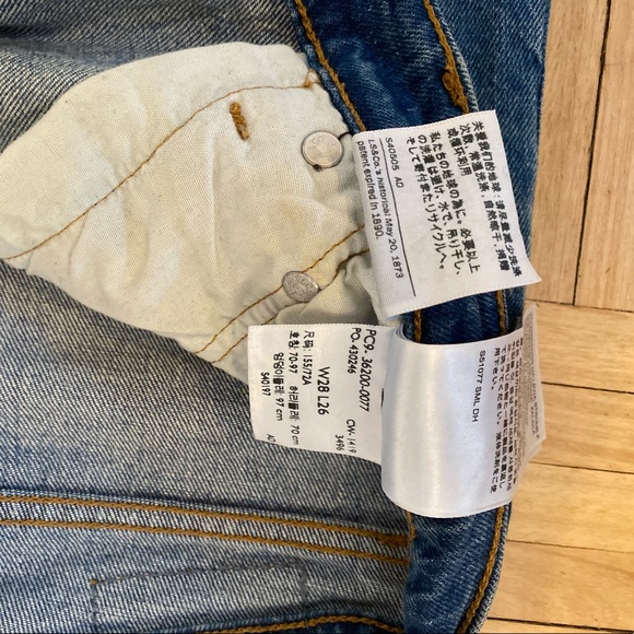LEVI 501 CROP JEANS - Picture 5 of 5